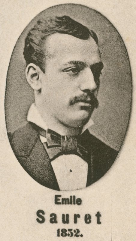 Emile Sauret (grawerunek) autorstwa English School