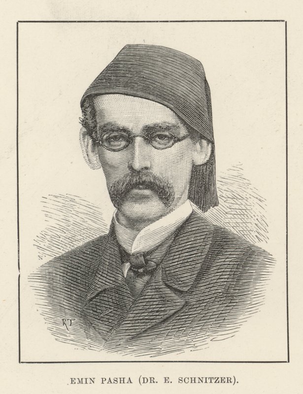 Emin Pasha (Dr E Schnitzer) (Grawerowanie) autorstwa English School