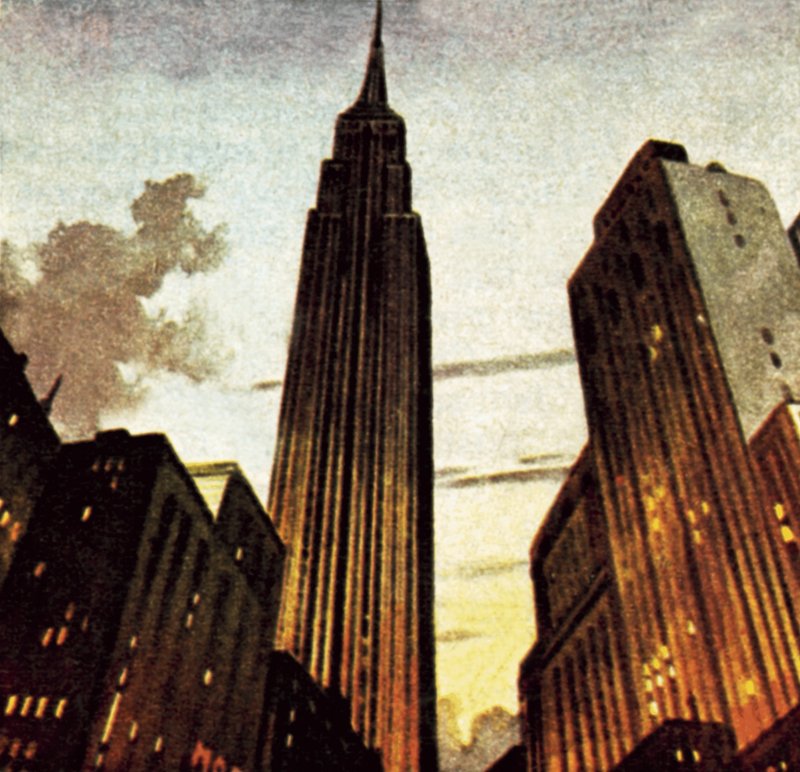 Empire State Building autorstwa English School