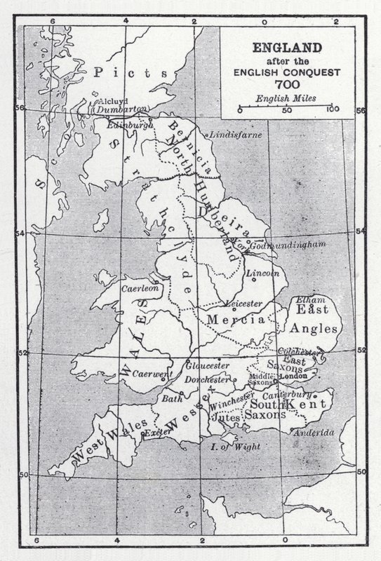 Anglia po angielskim podboju 700 (lito) autorstwa English School