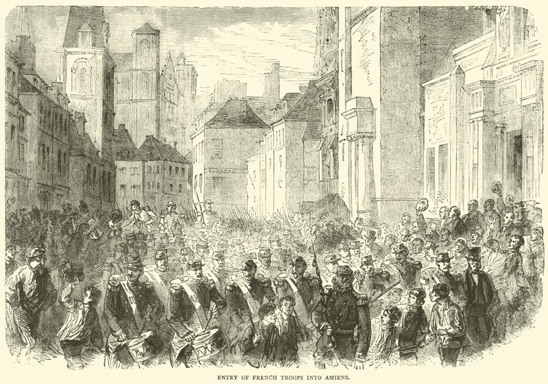 Wejście wojsk francuskich do Amiens, maj 1871 autorstwa English School