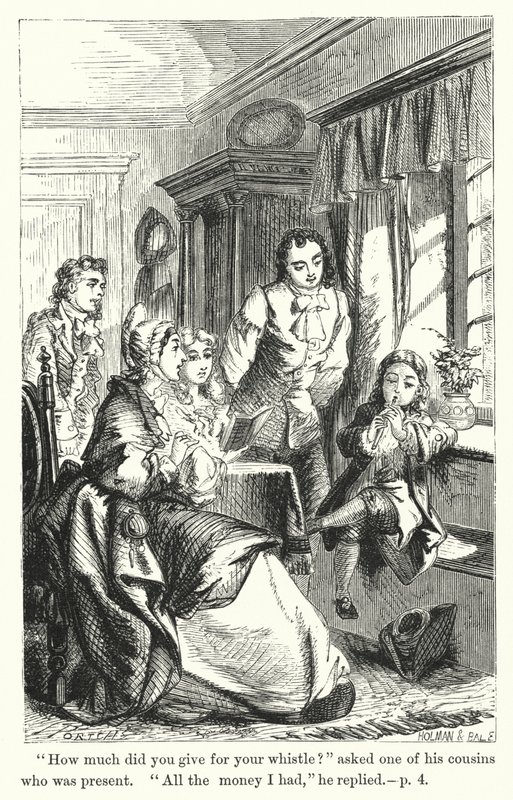 Epizod z życia młodego Benjamina Franklina (rycina) autorstwa English School