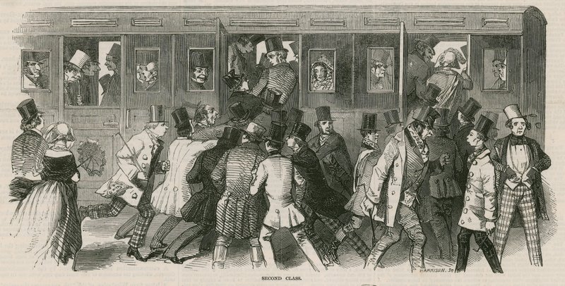 Epsom Races 1847: Kolej - druga klasa autorstwa English School