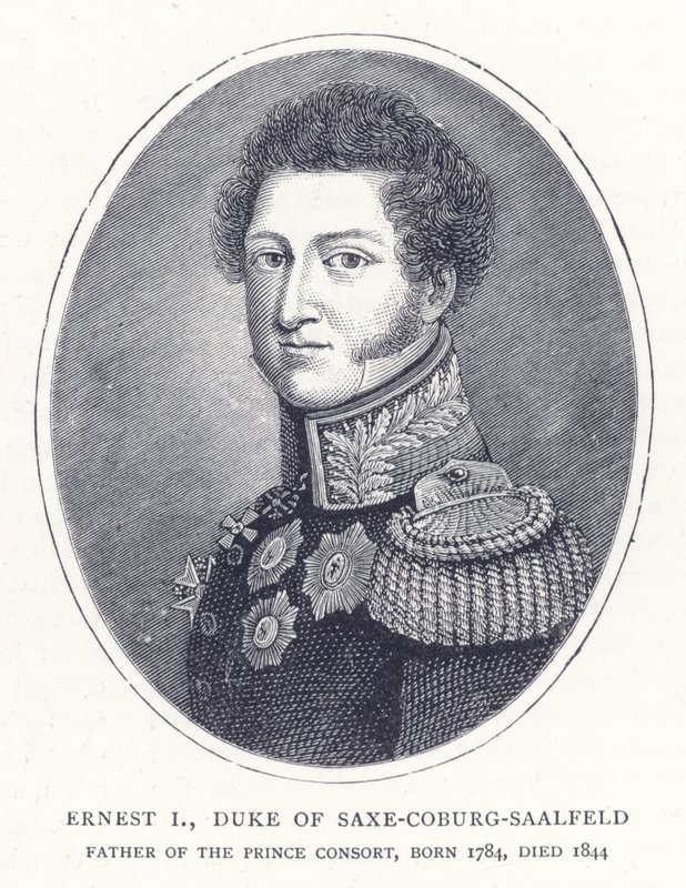 Ernest I, książę Sachsen-Coburg-Saalfeld autorstwa English School