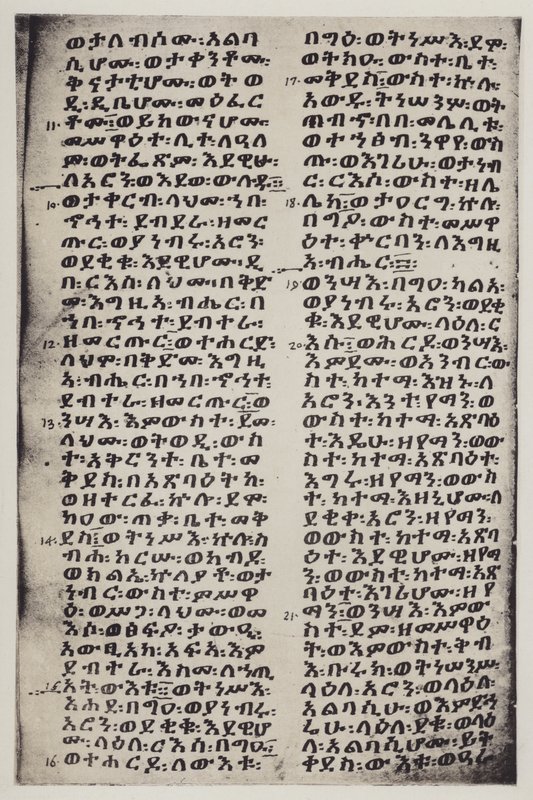 Etiopski (litografia) autorstwa English School