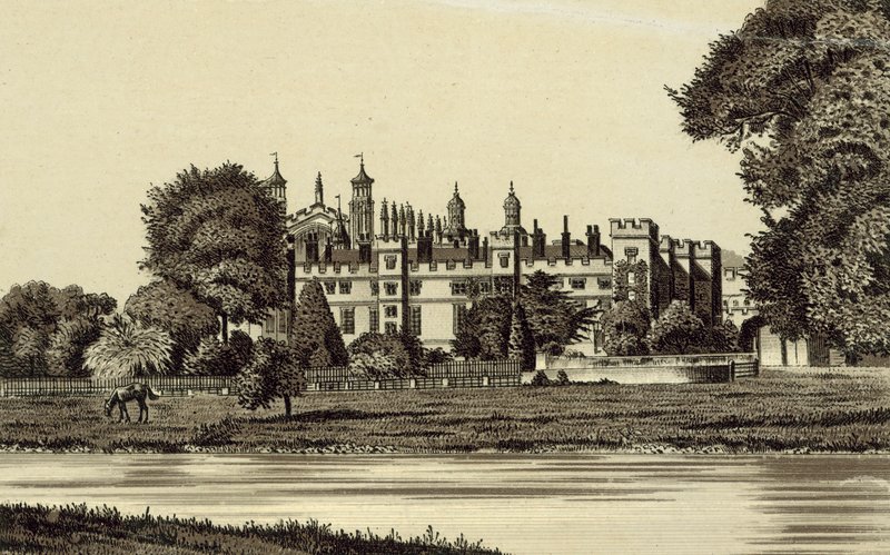 Eton College z rzeki autorstwa English School