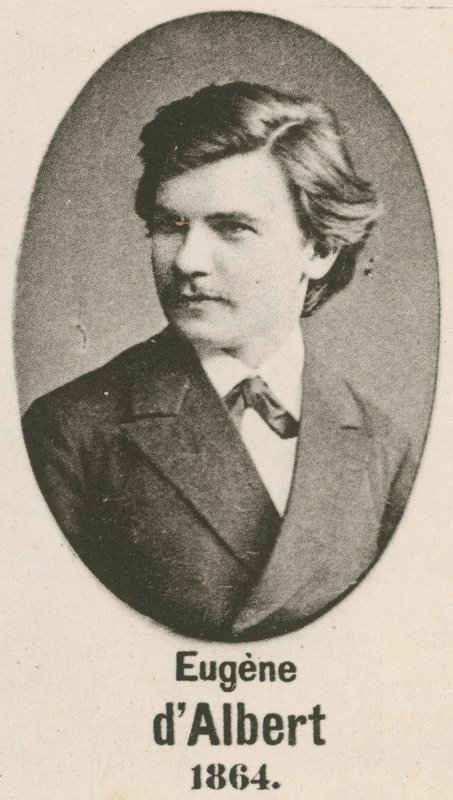 Eugene dAlbert (grawiura) autorstwa English School