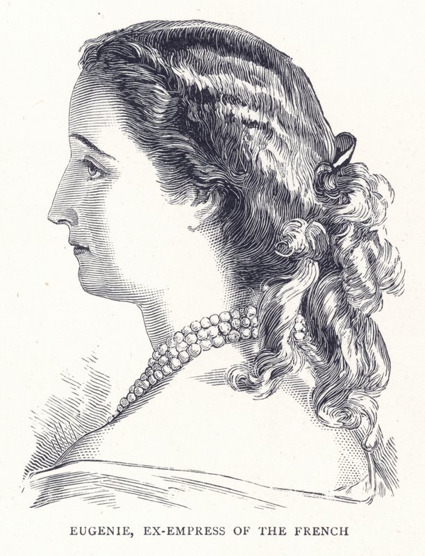Eugenie, była cesarzowa Francuzów autorstwa English School
