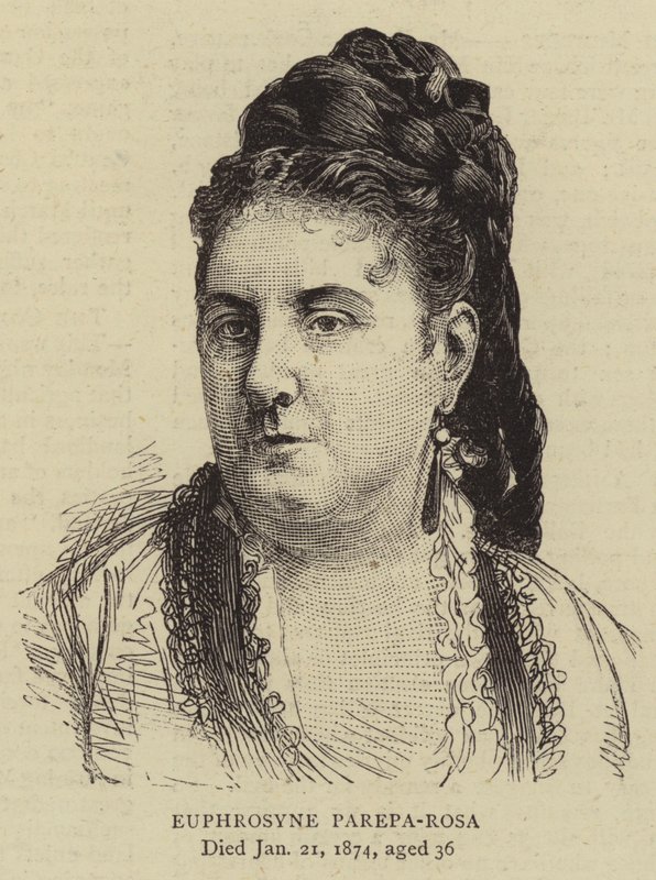 Euphrosyne Parepa-Rosa (grawerowanie) autorstwa English School