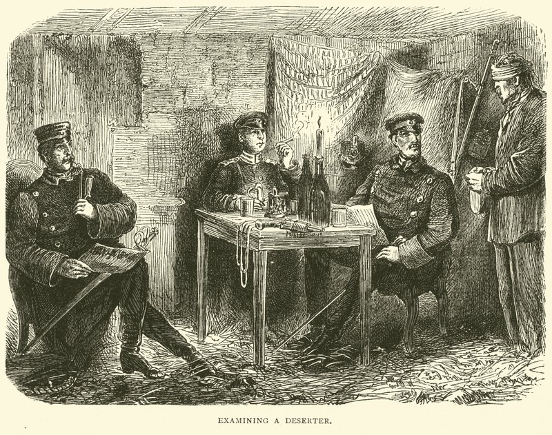 Badanie dezertera, luty 1871 autorstwa English School