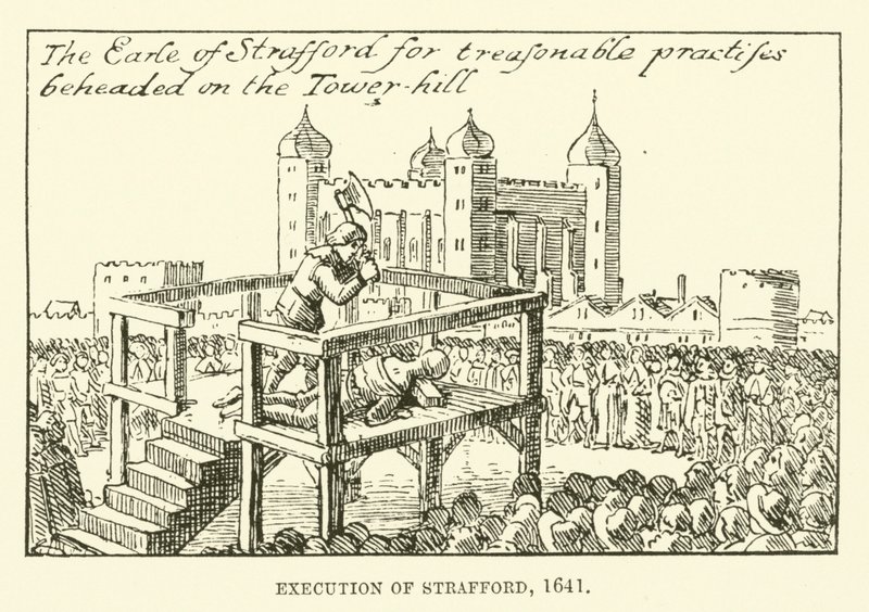 Wykonanie Strafforda autorstwa English School