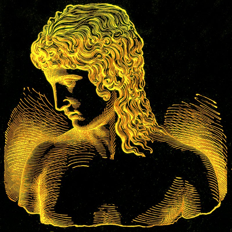 Extreme of Ethnic Divergence - Najwyższy typ - I: Eros of Praksyteles, ilustracja z książki With the Worlds People autorstwa Johna Clarka Ridpatha, opublikowanej w 1912 r. (obraz ulepszony cyfrowo) autorstwa English School