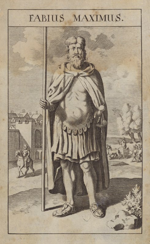 Fabius Maximus , rzymski polityk i generał (grafika) autorstwa English School