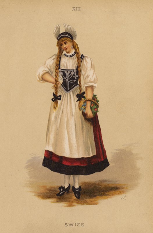 Fantazyjne stroje: szwajcarski (druk kolorowy) autorstwa English School