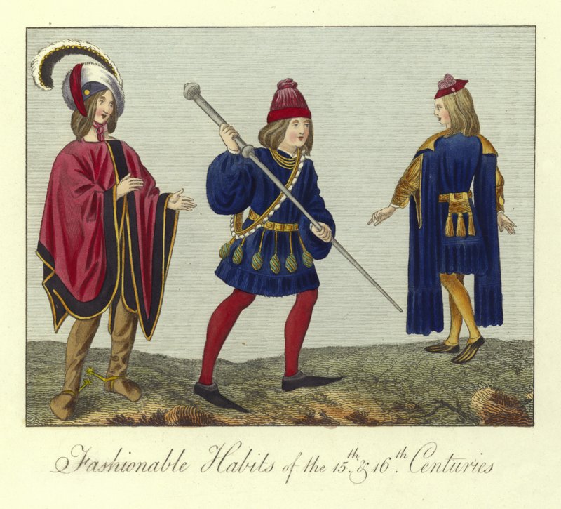 Modne obyczaje XV i XVI wieku autorstwa English School