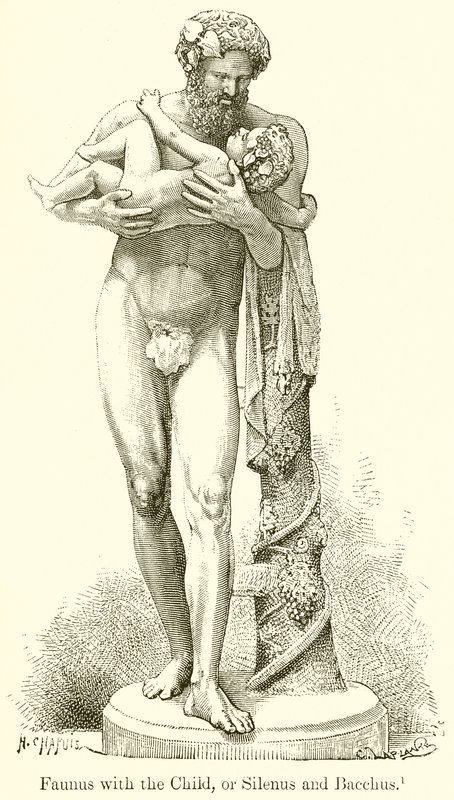 Faun z Dzieciątkiem, czyli Silenus i Bachus autorstwa English School
