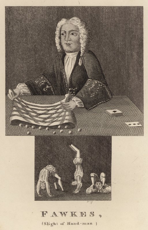 Fawkes, Sztuczka handlarza autorstwa English School