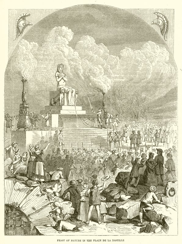 Święto natury na Place De la Bastille autorstwa English School