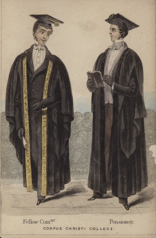 Fellow Commoner, emeryt, Corpus Christi College autorstwa English School