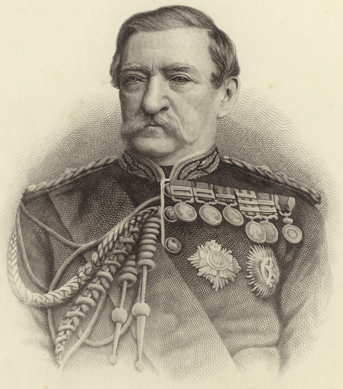 Feldmarszałek Robert Napier autorstwa English School