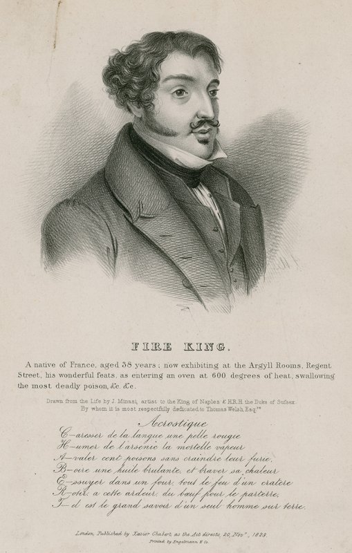 Król ognia; Monsieur Chabert autorstwa English School