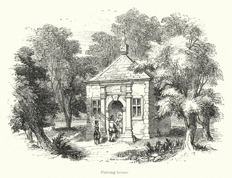 Dom rybacki (grawerowanie) autorstwa English School