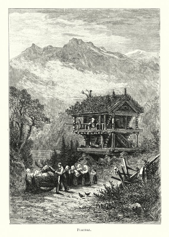 Flatdal (grawerowanie) autorstwa English School