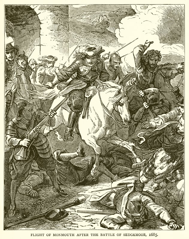 Lot Monmouth po bitwie pod Sedgemoor, 1685 autorstwa English School