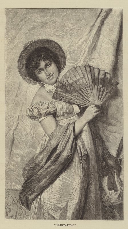 Flirt (grawerunek) autorstwa English School