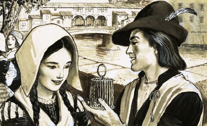 Scena florencka autorstwa English School