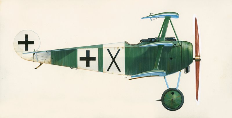 Fokker Dr 1 Triplane autorstwa English School
