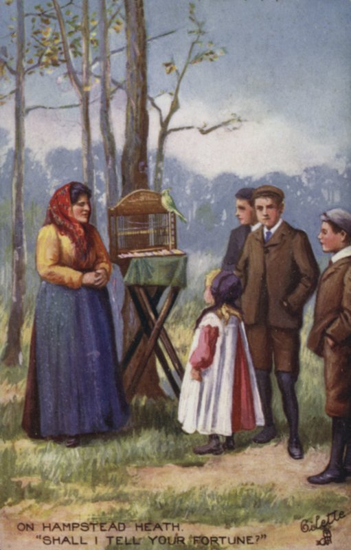 Wróżka na Hampstead Heath autorstwa English School