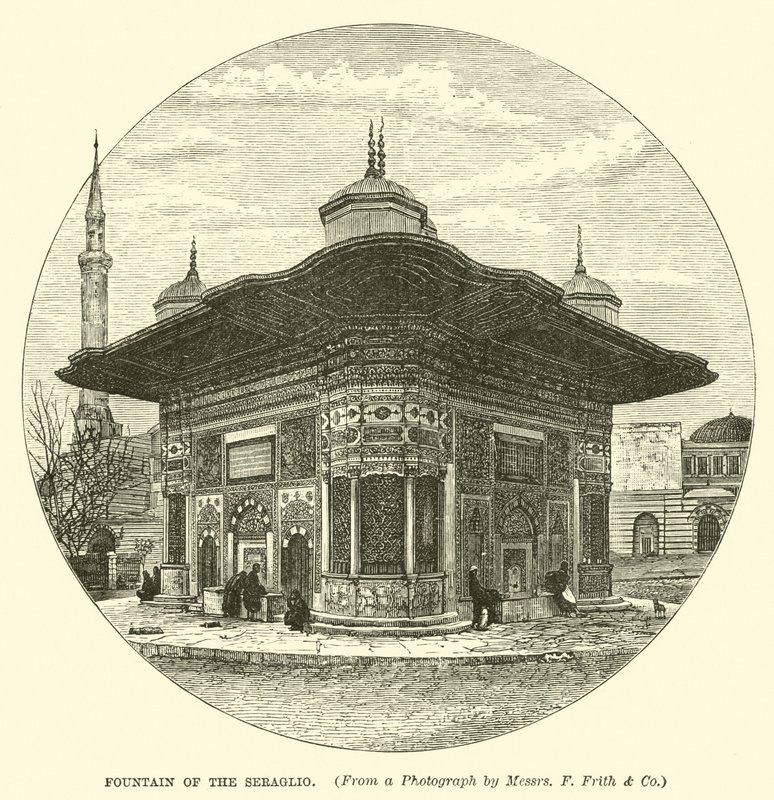 Fontanna Seraju autorstwa English School