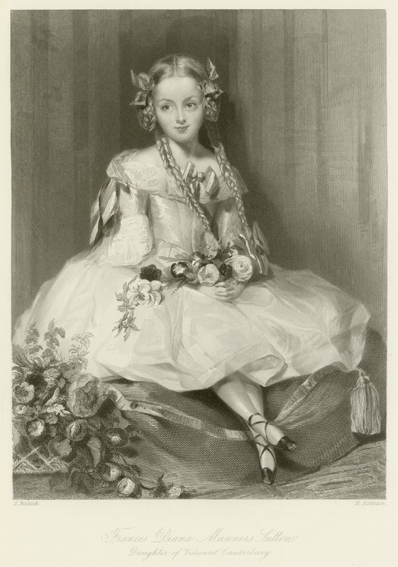 Frances Diana Manners Sutton autorstwa English School