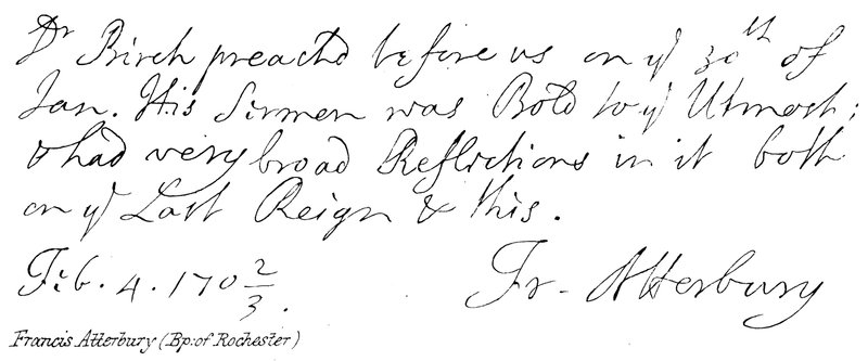 Francis Atterbury (bp: z Rochester) autorstwa English School