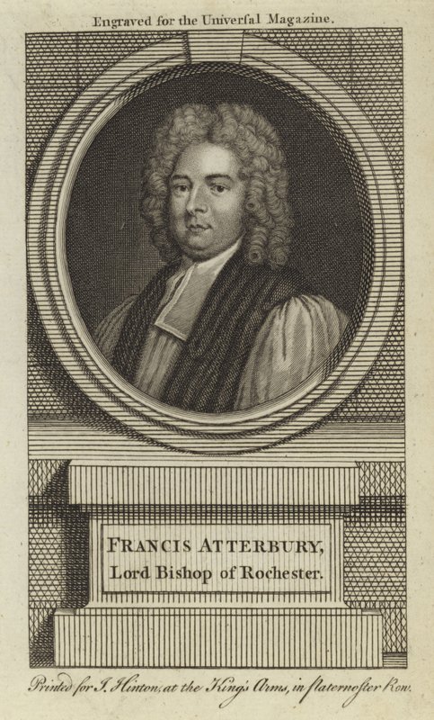 Francis Atterbury, lord biskup Rochester autorstwa English School