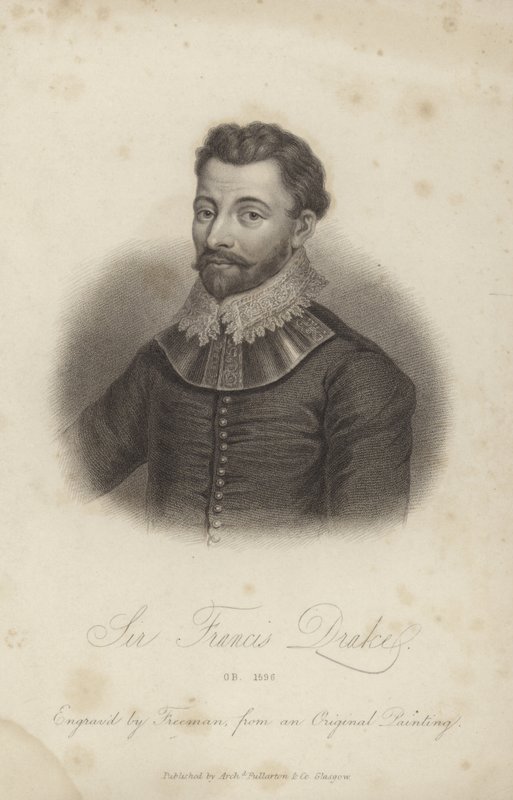 Francis Drake autorstwa English School