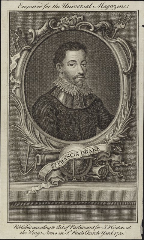 Francis Drake autorstwa English School