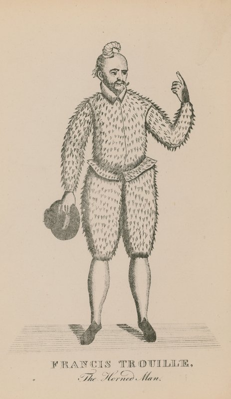 Francis Trouille, rogaty mężczyzna autorstwa English School