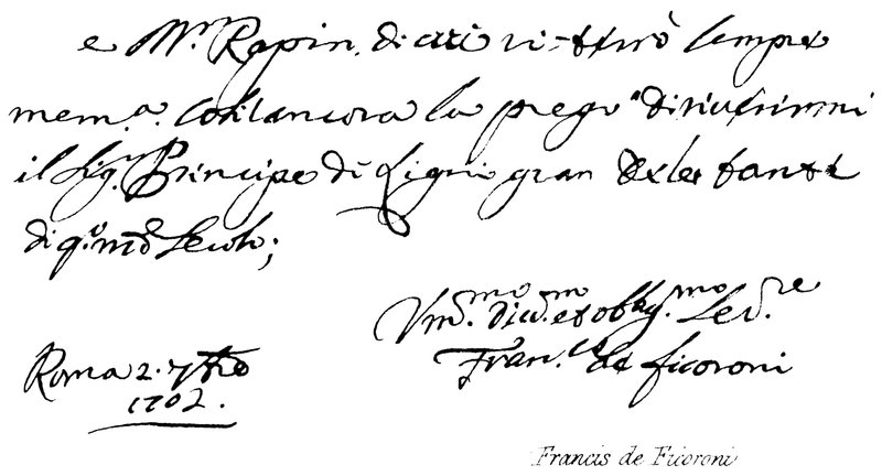 Franciszek z Ficoroni autorstwa English School