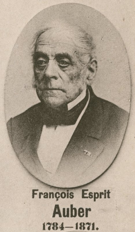 Francois Esprit Auber (grawerunek) autorstwa English School