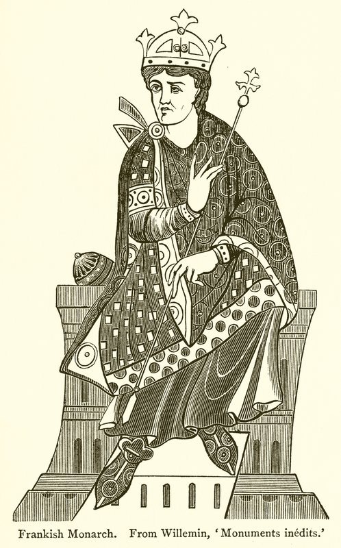 monarcha frankoński autorstwa English School