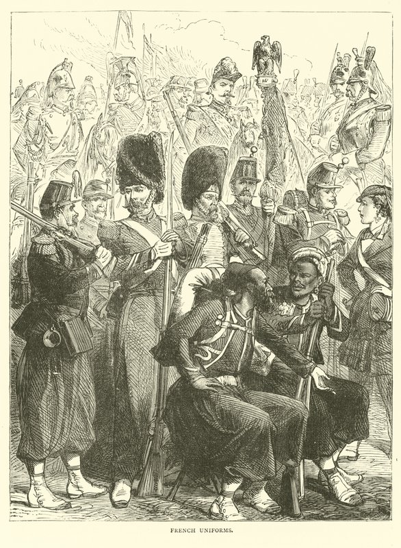 Francuskie mundury, wrzesień 1870 autorstwa English School