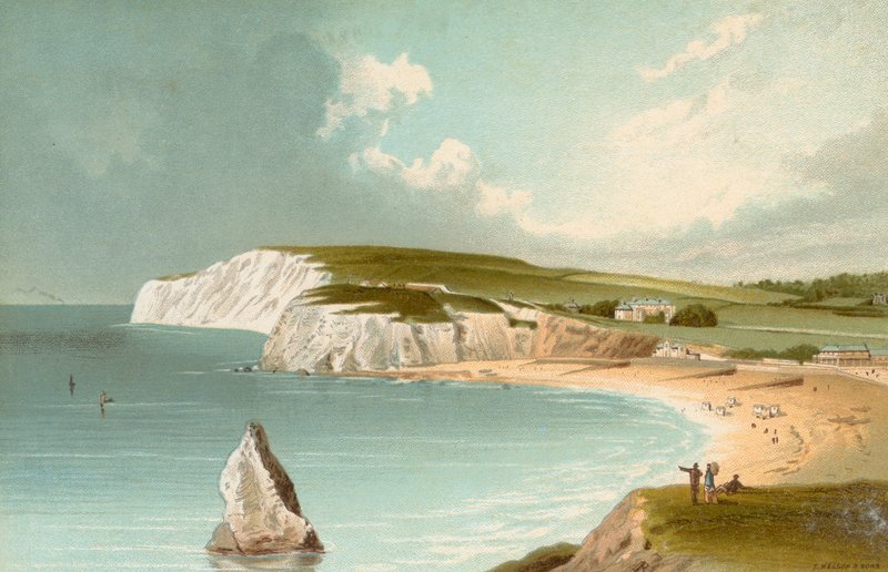 Zatoka Freshwater--Isle of Wight autorstwa English School