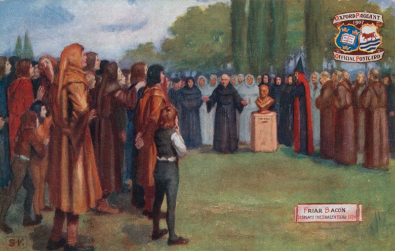 Brat Bacon wyświetla Brazen Head, 1270 autorstwa English School
