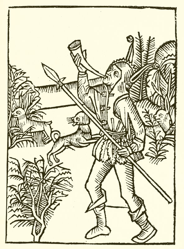 Ze statku głupców Aleksandra Barclaysa, 1509 autorstwa English School
