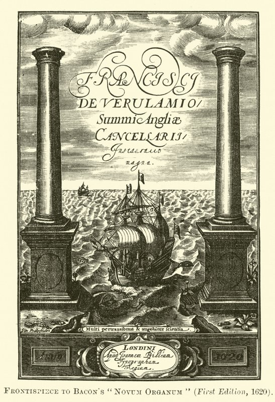 Frontyspis do Bekonów Novum Organum autorstwa English School