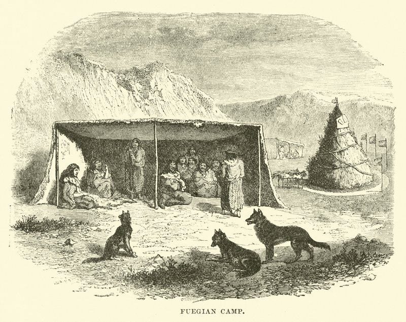 Obóz Ognisty, Ziemia Ognista, 1890 autorstwa English School