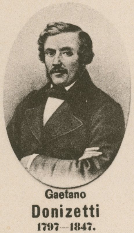 Gaetano Donizetti (grawiura) autorstwa English School