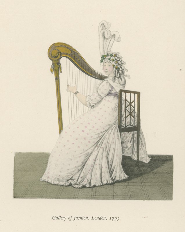 Galeria Mody, Londyn, 1795 autorstwa English School